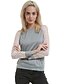 cheap Women&#039;s T-shirts-Women&#039;s Sexy/Beach/Casual/Lace Carving Long Sleeve T-shirt