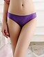 abordables Panties-Mujer Algodón Tanga / Panti Ultrasexy Un Color Media cintura Blanco Negro Morado Tamaño Único