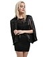 cheap Women&#039;s Blazer&amp;Suits-Women&#039;s Plus Size Blazer-Solid Colored Cowl / Fall