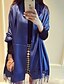 رخيصةأون سكارفات للنساء-مستطيل لون سادة نسائي أساسي / حجاب