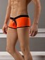 cheap Men&#039;s Briefs Underwear-Men&#039;s Ice Silk Super Sexy Boxers Underwear Color Block 1 Piece