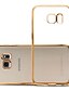 billiga Fodral och omslag-fodral Till Samsung Galaxy S7 edge / S7 / S6 edge Plätering / Ultratunt / Genomskinlig Skal Enfärgad TPU
