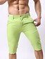 זול מכנסי גברים-מכנסיים מכנסי טרנינג כותנה מיקרו-אלסטי גיזרה בינונית (אמצע) אחיד פעיל קיץ גברים