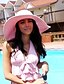 abordables Chapeaux Femme-Femme Décontracté Chapeau de soleil Couleur Pleine / Mignon / Beige / Noir / Blanc / Jaune