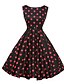 cheap Women&#039;s Dresses-Women&#039;s Vintage Cotton A Line Dress - Polka Dot / Summer
