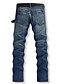 זול מכנסי גברים-מכנסיים בגדי ריקוד גברים כותנה ישר / ג&#039;ינסים / צ&#039;ינו אחיד / עבודה / סוף שבוע