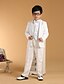 ieftine Costume Băiatul cu Inelele-Auriu / Argintiu Bumbac Costum Cavaler Inele - 6 Include Jacketă / Brâu / Vestă