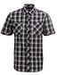 cheap Men&#039;s Shirts-JamesEarl Men&#039;s Shirt Collar Short Sleeve Shirt &amp; Blouse Black - DA182029926