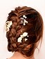 cheap Women&#039;s Hair Accessories-Women Alloy Handmade Flower Bud Pattern Imitation Pearl Hair Stick Fashion Hair Accessories