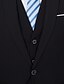 お買い得  スーツ-ブラック 男性用 スーツ スリムフィット シングルブレスト 一つボタン 2022