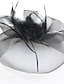 preiswerte Faszinator-Fascinator mit Schnittkante, Kentucky-Derby-Hut, Rouge-Schleier, Kopfbedeckung mit Federn, Blumenmuster, 1 Stück, besonderer Anlass, Pferderennen, Damentags-Kopfbedeckung