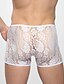 cheap Men&#039;s Exotic Underwear-Men&#039;s Boxer Briefs - Lace, Solid Colored High