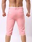 זול מכנסי גברים-מכנסיים מכנסי טרנינג כותנה מיקרו-אלסטי גיזרה בינונית (אמצע) אחיד פעיל קיץ גברים