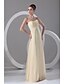 preiswerte Ballkleid-Etui-/Säulen-elegantes Ballkleid, formelles Abendkleid, herzförmiger Ausschnitt, ärmellos, bodenlanger Chiffon mit Falten