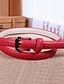 cheap Women&#039;s Belt-Women&#039;s Party / Casual / Vintage Alloy Skinny Belt - Plaid / Cute / Red / Brown / Pink / All Seasons