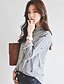 cheap Plus Size Tops-Women&#039;s Shirt Embroidered Crew Neck Daily Long Sleeve Tops Gray