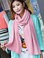 cheap Women&#039;s Scarves-Women&#039;s Basic Rectangle - Solid Colored / Black / White / Yellow / Gray / Pink