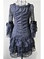 cheap Corsets-Women&#039;s Zipper Plus Size / Overbust Corset / Corset Dresses - Solid Colored Black