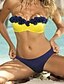 cheap Bikinis-Women&#039;s Bandeau Solid Bikini Swimsuit Bow Solid Colored Bandeau Swimwear Bathing Suits White Yellow Pink Gray / Padded Bras
