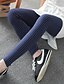 preiswerte Leggings-Damen Baumwolle Bedruckt Legging - Gestreift Schwarz Marinenblau Dark Gray Einheitsgröße