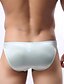 cheap Men&#039;s Exotic Underwear-Men&#039;s Briefs Underwear Solid Colored Low Waist White Black Blue L XL XXL