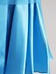 preiswerte Ballkleid-A-Linie Cocktailparty Firmenfeier Kleid Trägerlos Ärmellos Knie-Länge Tüll mit Applikationen 2020