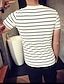 preiswerte T-Shirts &amp; Tank Tops für Herren-Herrn Gestreift Sport Baumwolle T-shirt