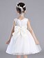 cheap Flower Girl Dresses-A-line Knee-length Flower Girl Dress - Cotton Satin Tulle Jewel with