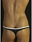 olcso Egzotikus férfi alsónemű-Férfi Modern stílus Szuper szexi Fiú nadrág és rövidnadrág - Szabályos, Tömör szín Alacsony csípő Fehér Sárga Piros M L XL / Sovány