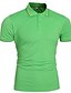 cheap Men&#039;s Polos-Men&#039;s Striped Polo - Cotton Sports Casual / Daily White / Black / Yellow / Red / Green / Blue / Short Sleeve