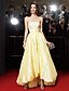 cheap Special Occasion Dresses-A-Line Celebrity Style Prom Formal Evening Dress Strapless Sleeveless Asymmetrical Taffeta with Sequin 2020