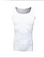 cheap Tank Tops-Men&#039;s Tank Top Vest Solid Colored White Black Sleeveless Plus Size Daily Sports Tops / Work