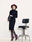 abordables Manteaux &amp; Vestes Femme-Femme-Couleur unie Chic &amp; Moderne Style formel