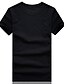 abordables Camisetas casuales de hombre-Hombre Camiseta Graphic Letra Blanco Negro Verde Azul Marino Manga Corta Diario Deportes Estampado Tops