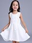 baratos Vestidos-Menina de Vestido Floral Poliéster Verão Azul / Branco