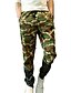 economico Pantaloni da uomo-Per uomo Sport Casual Taglia piccola Pantaloni della tuta Pantaloni - Camouflage Cotone Verde militare