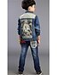 cheap Outerwear-Boys Jeans Long Sleeve Solid Colored Cartoon Cotton Casual Daily 3D Printed Graphic