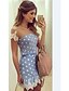 cheap Mini Dresses-Women&#039;s Going out Simple Bodycon Dress,Patchwork Round Neck Mini Short Sleeves Polyester Summer High Rise