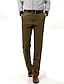 preiswerte Männerhosen-Herrn Normal Übergröße Baumwolle Gerade Chinos Hose - Solide Armeegrün Marinenblau Khaki