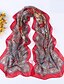 cheap Chiffon Scarves-Women&#039;s Party / Casual / Vintage Chiffon Rectangle Scarf Print / Cute / Summer / Multi-color / All Seasons