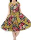 preiswerte Kleider-Mädchen&#039; Blumen 3D-gedruckte Grafik Kleider Polyester Kleid Sommer Casual