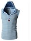 cheap Men&#039;s Tees &amp; Tank Tops-Men&#039;s Solid Colored T-shirt - Cotton Daily Sports Hooded White / Black / Red / Navy Blue / Dark Gray / Green / Light gray / Light Blue / Sleeveless