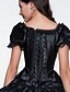 abordables Corsets et lingerie sculptante-Lacet Grande Taille / Serre Taille / Corset - Couleur Pleine Femme Noir