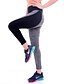 cheap Leggings-Women&#039;s Cross - spliced Legging - Solid Colored Gray