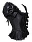 abordables Corsets et lingerie sculptante-Lacet Grande Taille / Serre Taille / Corset - Couleur Pleine Femme Noir