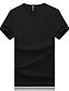 cheap Men&#039;s Tees &amp; Tank Tops-Men&#039;s Solid Colored T-shirt - Cotton Sports Casual / Daily Work Wine / White / Black / Navy Blue / Khaki / Blue / Short Sleeve