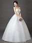 זול שמלות כלה-אירוסין גב פתוח רשמי שמלות חתונה עד הריצפה נשף סטרפלס לב (סוויטהארט) סאטן עם סרט חרוזים 2023 קיץ שמלות כלה