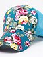 cheap Women&#039;s Hats-Women&#039;s Korean Style Floral Pattern Sport Outdoor Baseball Cap