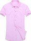 cheap Men&#039;s Shirts-Men&#039;s Formal Casual / Daily Work Cotton Shirt - Solid Colored White XXXL / Short Sleeve