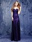 cheap Evening Dresses-A-Line Formal Evening Dress Sweetheart Neckline Sleeveless Floor Length Lace with Lace 2020